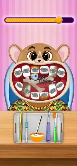 Hippo's Doctor : Dentist Games ဖန်သားပြင်ဓာတ်ပုံ 0