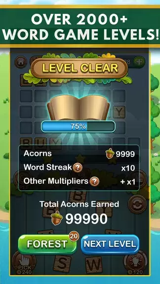 Word Forest: Word Games Puzzle ဖန်သားပြင်ဓာတ်ပုံ 1