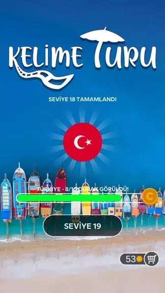 Kelime Turu - Türkçe Bulmacala Tangkapan skrin 0