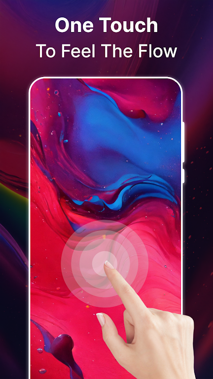 Schermata Fluid Live Wallpaper 3D 0