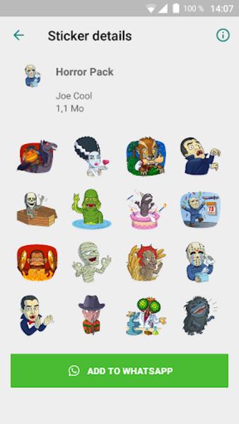 SpookyStickers ภาพหน้าจอ 0