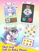 Baby Unicorn Phone For Kids स्क्रीनशॉट 1