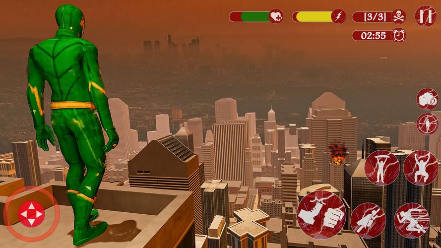Super Speed: Flying Hero Games Captura de pantalla 0