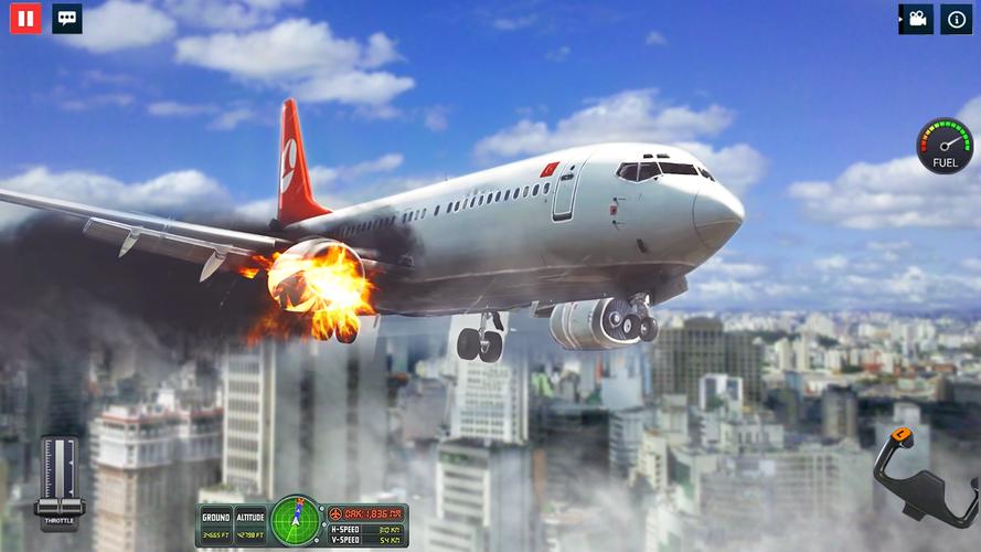 Airbus Simulator Airplane Game Captura de tela 2