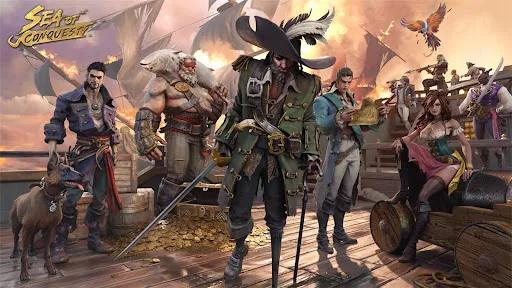 Sea of Conquest: Pirate War Captura de tela 1