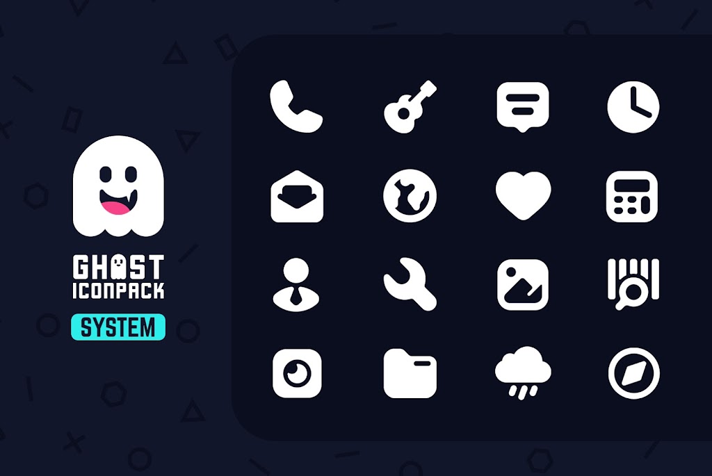 Ghost Icon Pack Mod Tangkapan skrin 0