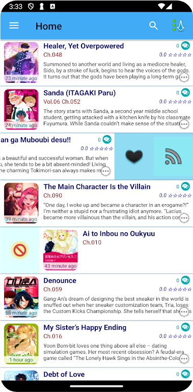 Manga World - Online Reader Schermafbeelding 2