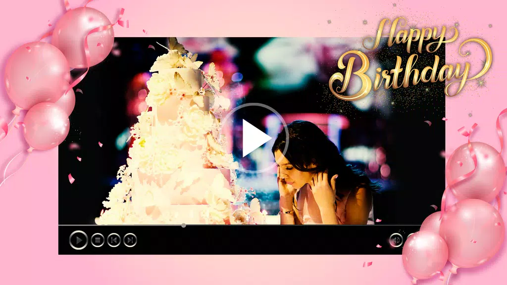 Make Birthday Video With Music スクリーンショット 2