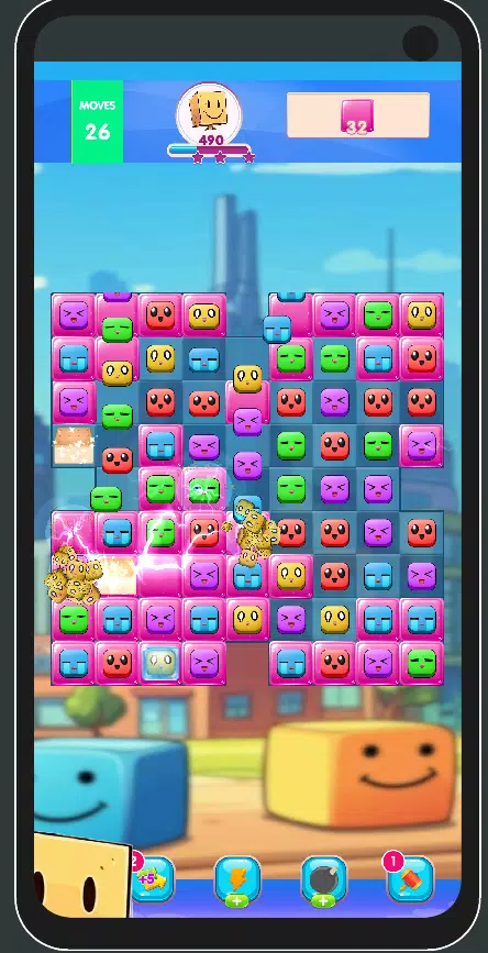 Match3: Fun Emoji Smile Ảnh chụp màn hình 2