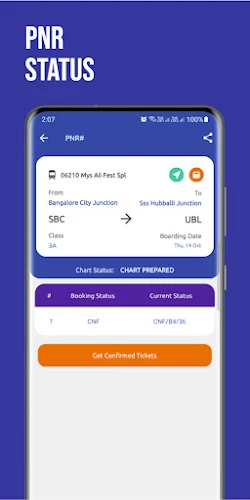 Train Ticket Booking App Ekran Görüntüsü 1