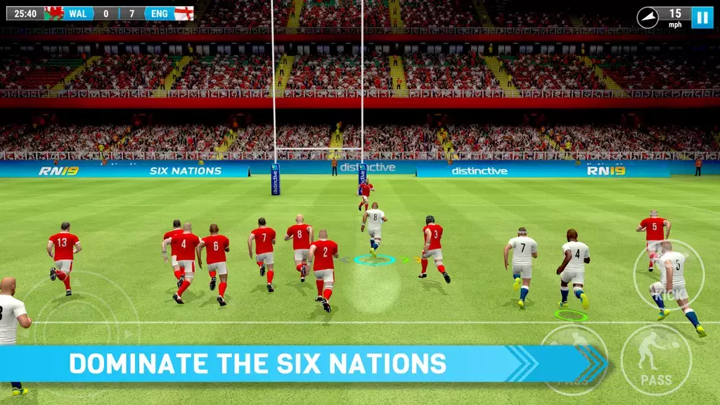 Rugby Nations 19 ภาพหน้าจอ 0