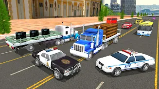 Transporter Truck Driving 3D 스크린샷 1