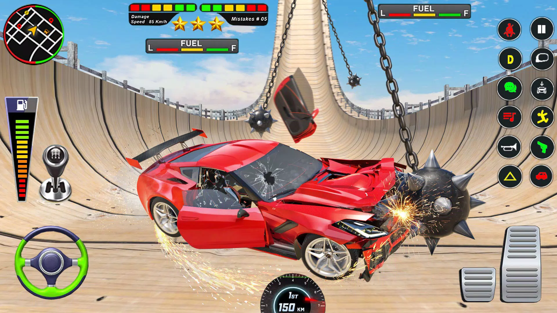 Schermata Mega Ramp Car Crash Simulator 1