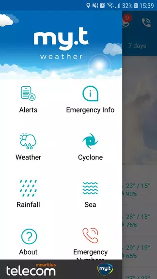 my.t weather Ekran Görüntüsü 2