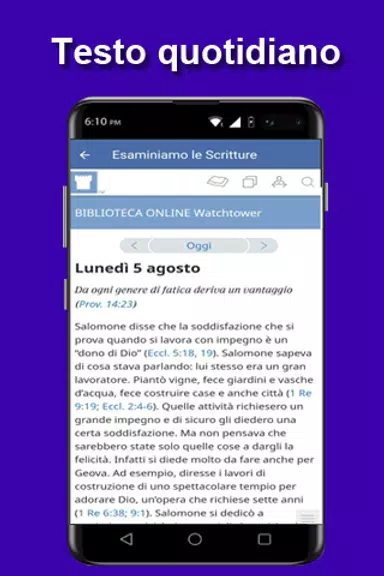 Esaminiamo le Scritture ogni Screenshot 1