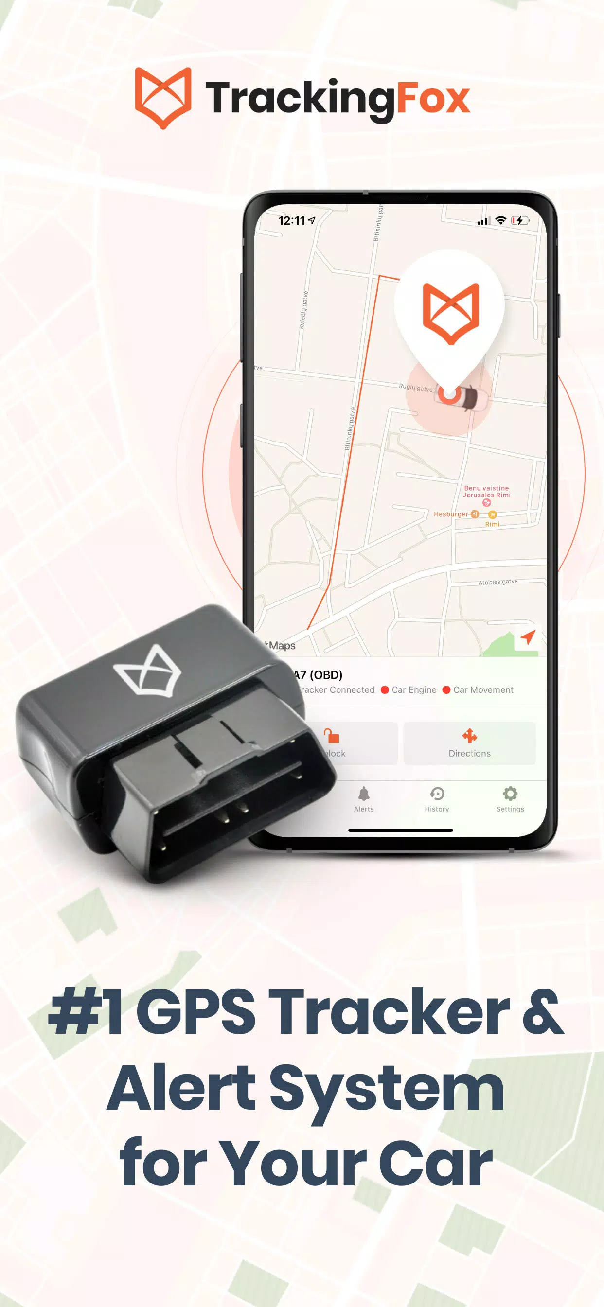 TrackingFox Car GPS Tracker應用截圖第0張