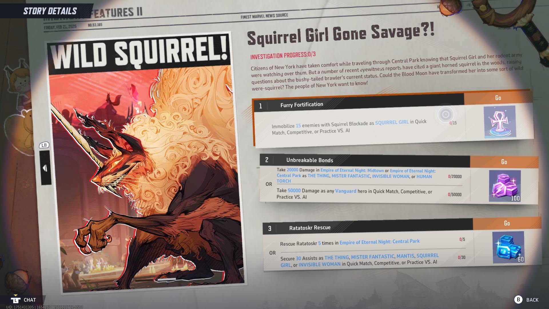 Rescue Ratatoskr in Central Park: Marvel Rivals Guide