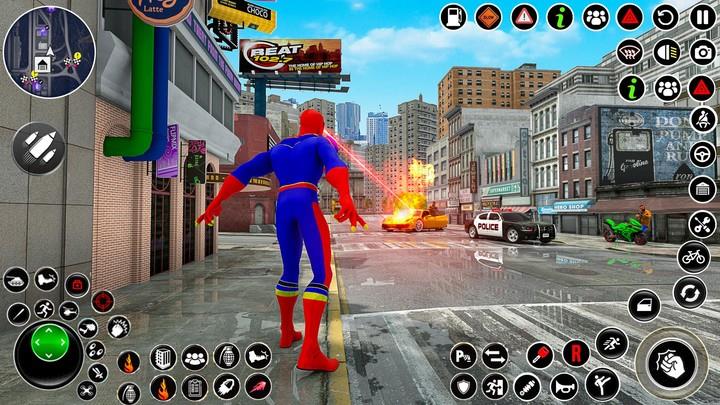 Spider Games: Spider Rope Hero Screenshot 3