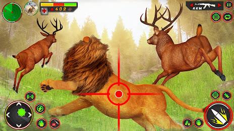 Jungle Deer Hunting Games Tangkapan skrin 2