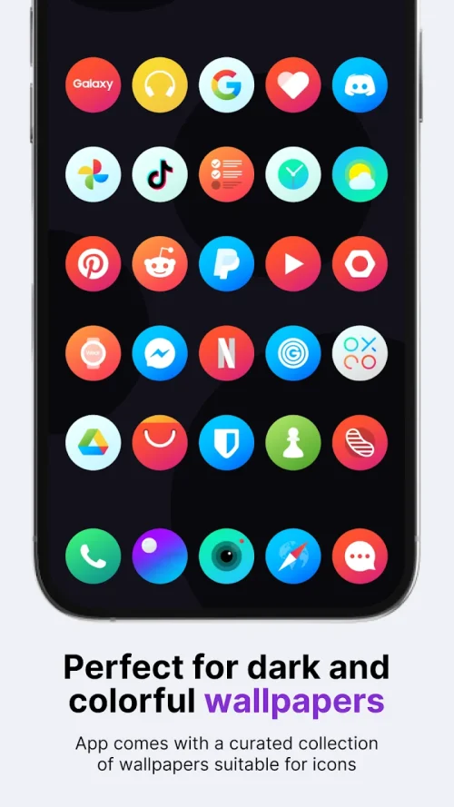 Hera Icon Pack: Circle Icons स्क्रीनशॉट 1