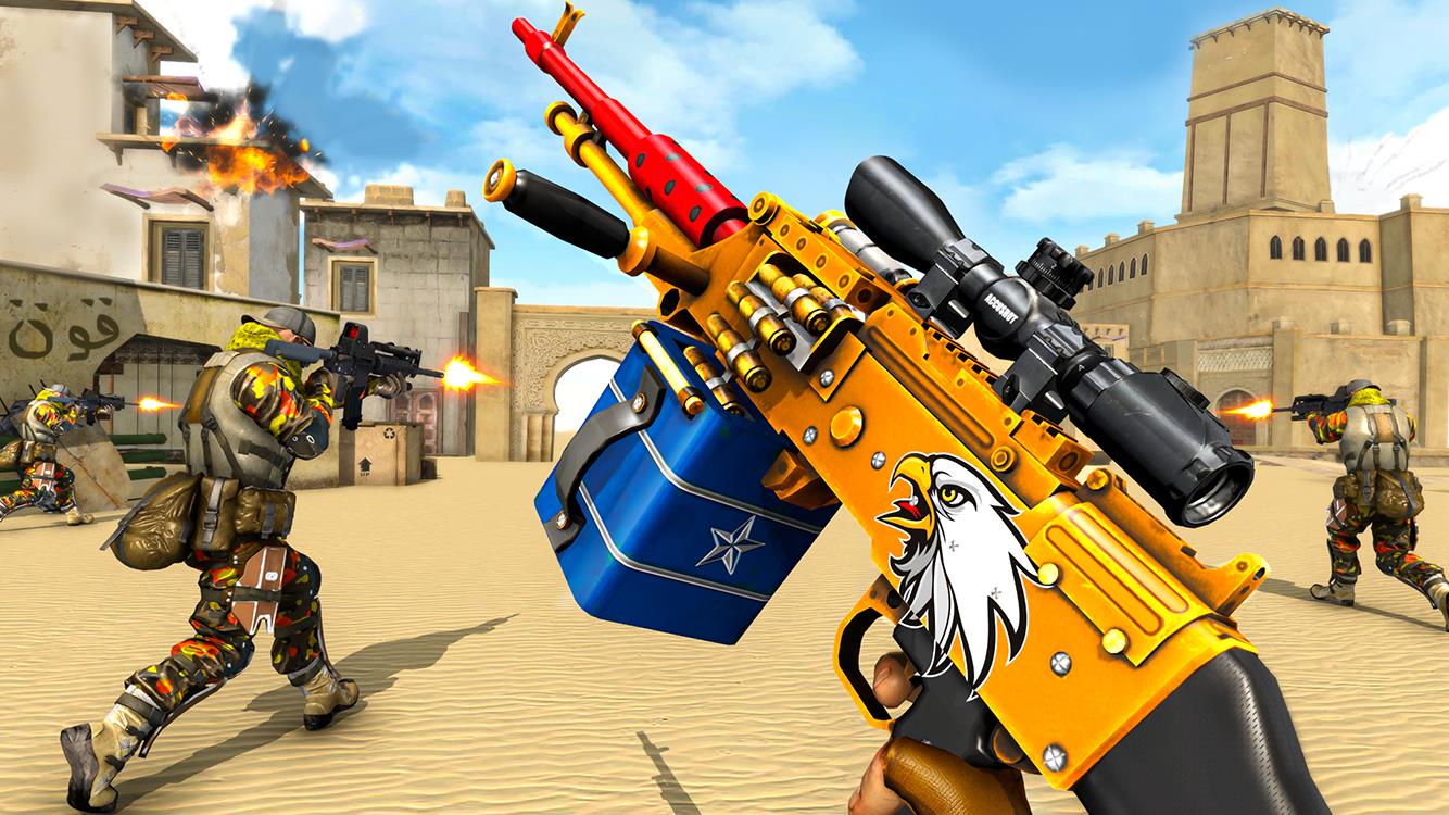 Fps Shooting Attack: Gun Games ဖန်သားပြင်ဓာတ်ပုံ 2