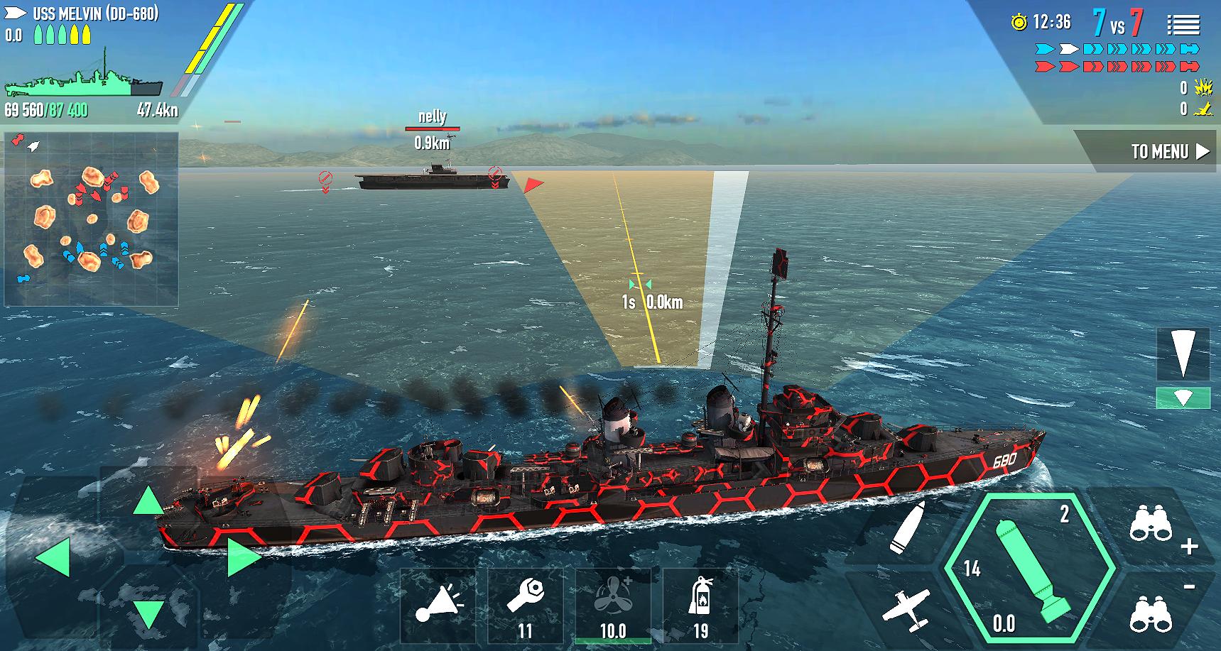 Battle of Warships: Online स्क्रीनशॉट 1