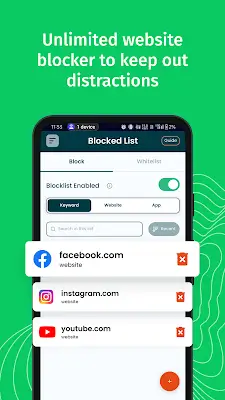 BlockerX: Porn Blocker/ NotFap स्क्रीनशॉट 3