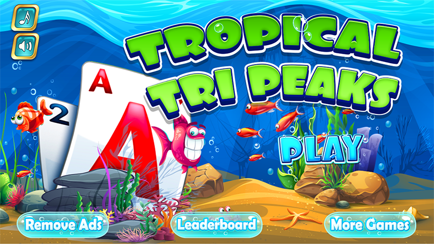 Tri Peaks Solitaire Classic ภาพหน้าจอ 0