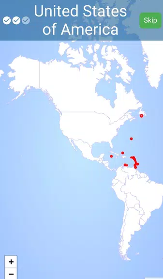 Schermata WORLD MAP: Geography Quiz, Atl 3
