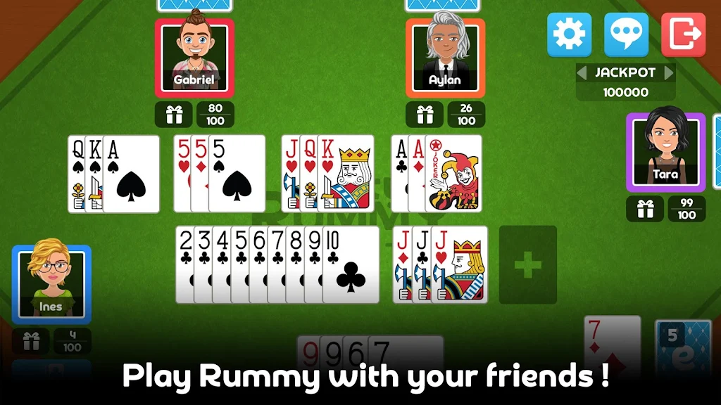 Multiplayer Rummy Game应用截图第2张