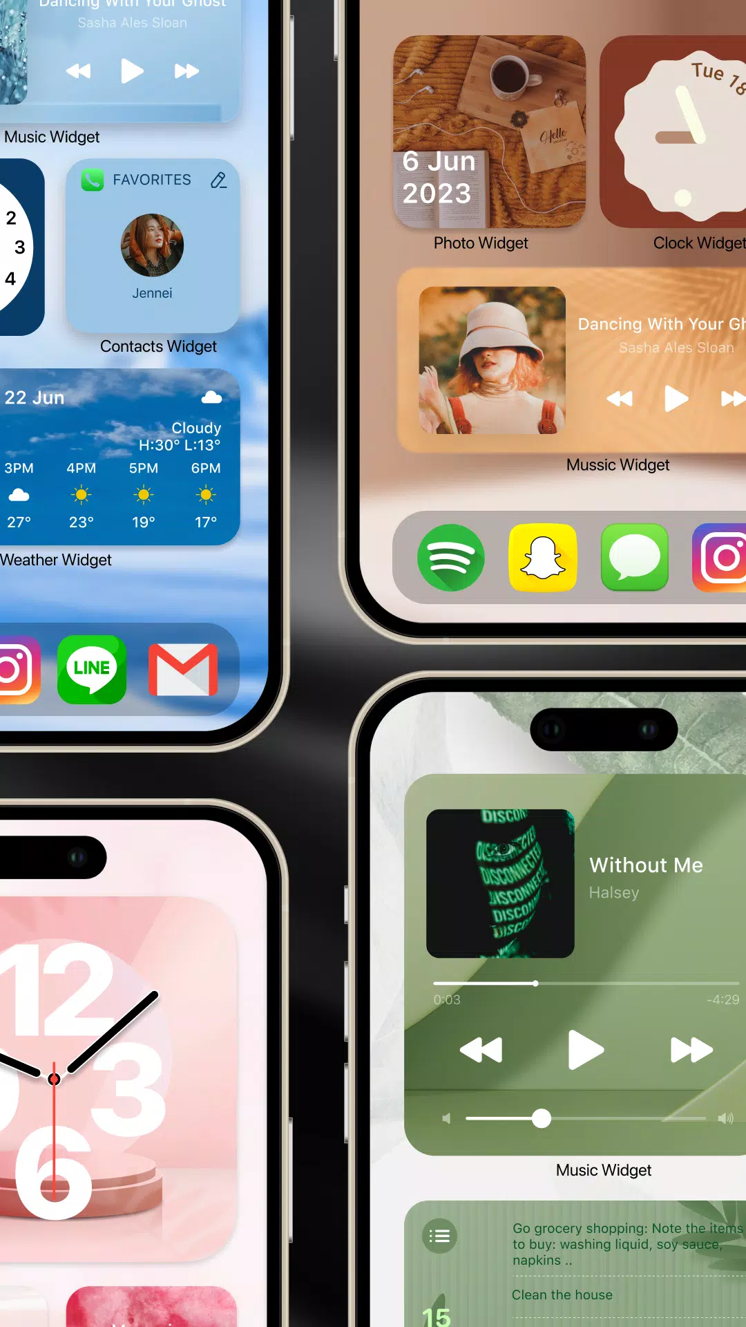 Laka Widgets: Widget OS 18 Zrzut ekranu 1