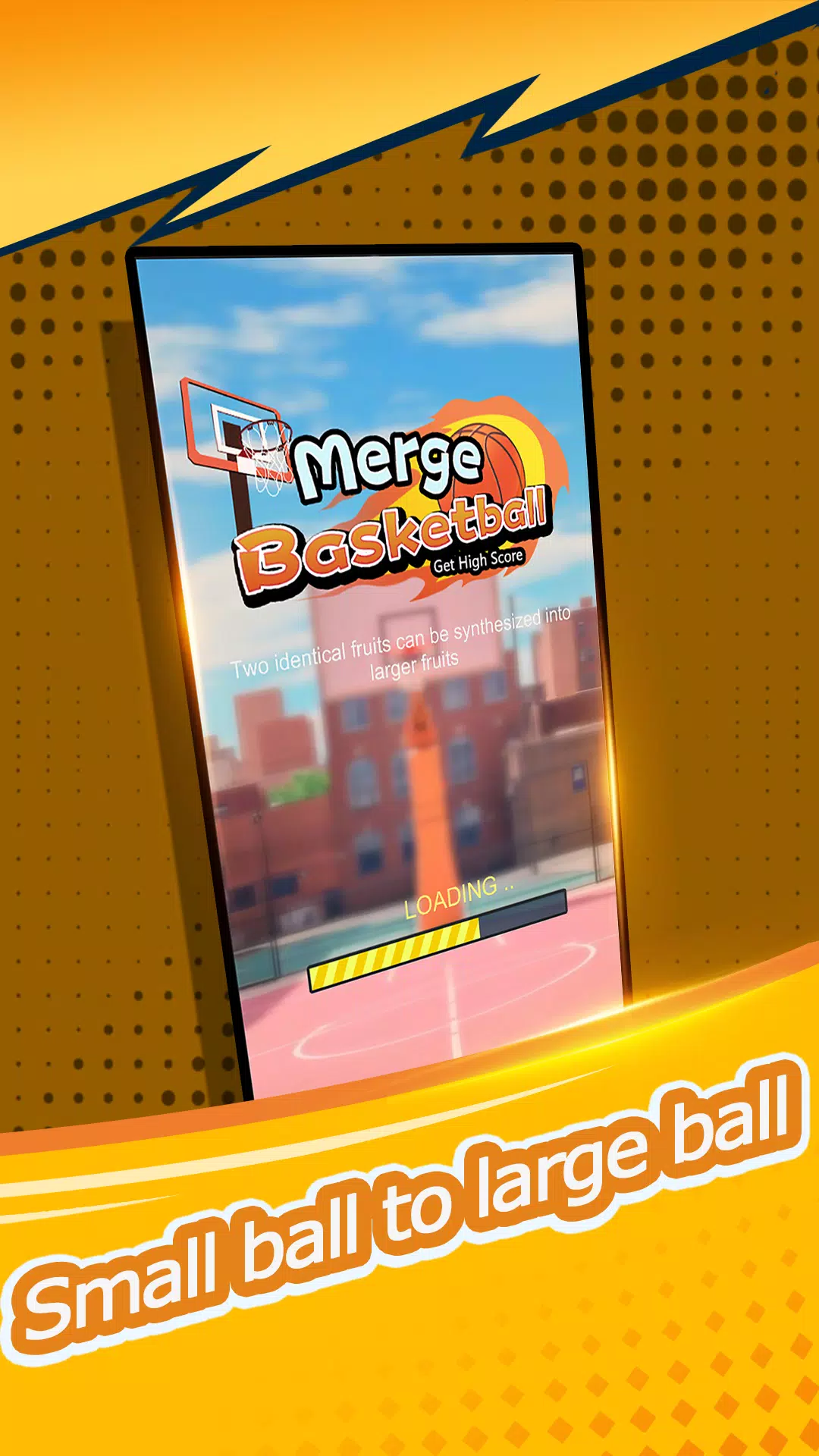 Merge Basketball:Get HighScore スクリーンショット 0