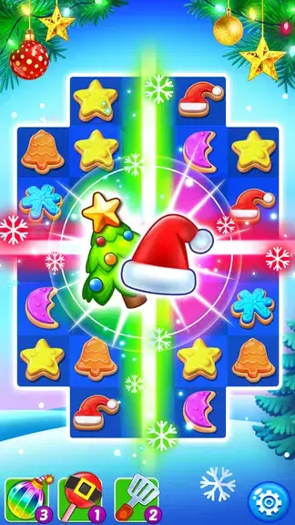 Christmas Cookie: Match 3 Game স্ক্রিনশট 0