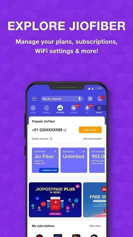 MyJio: For Everything Jio應用截圖第1張