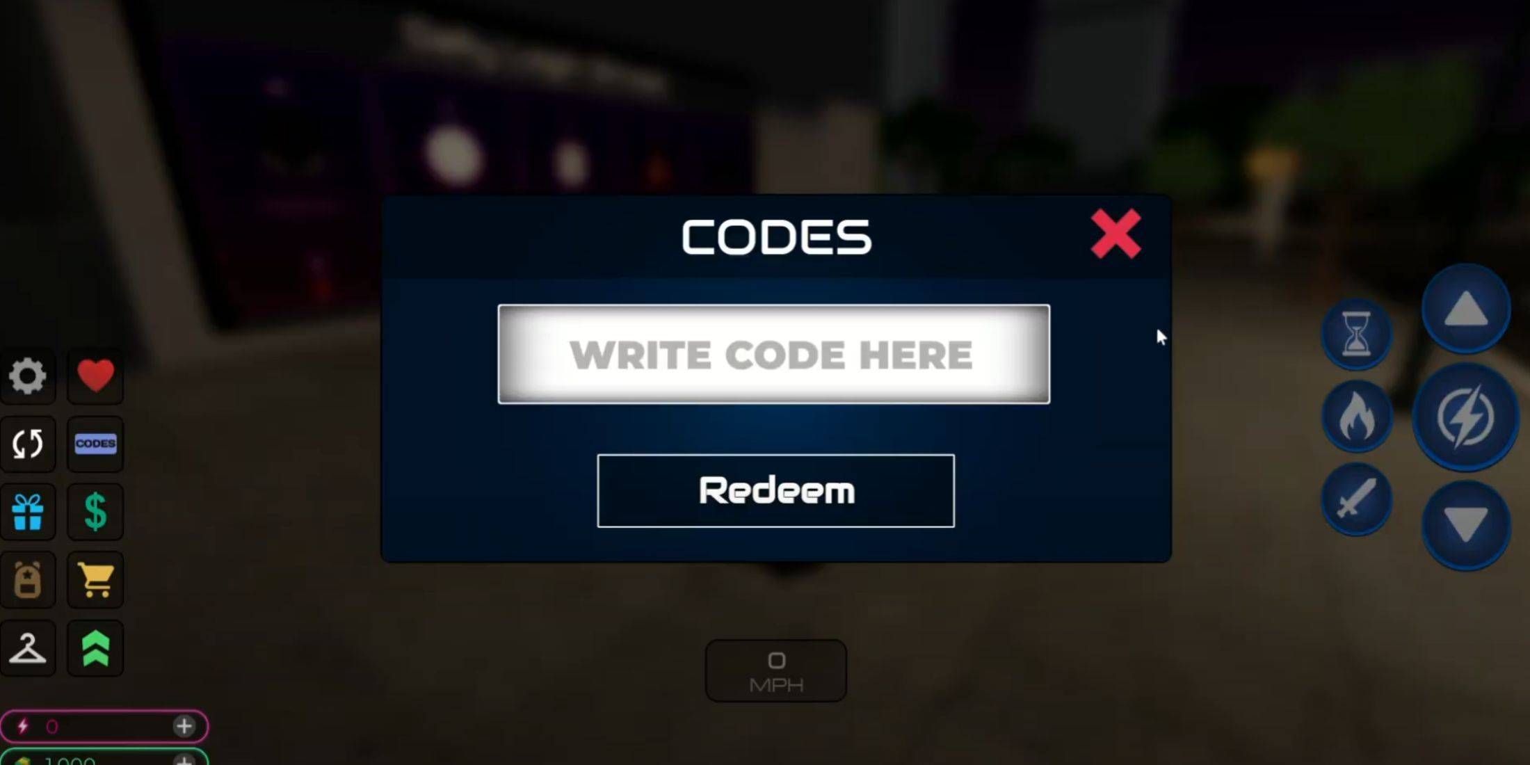 Redeeming Codes