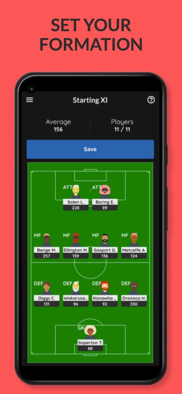 MYFM - Online Football Manager स्क्रीनशॉट 1