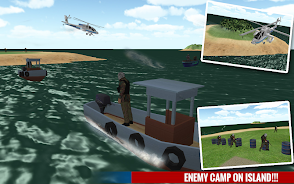 Police Boat Shooting Games 3D Capture d'écran 1