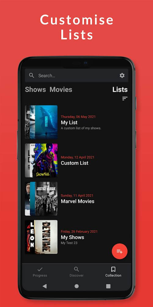 Showly: Track Shows & Movies Captura de tela 2