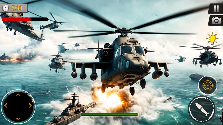 Gunship Battle Offline Game Ảnh chụp màn hình 0