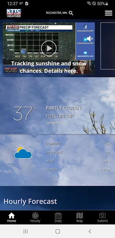 KTTC First Alert Weather ဖန်သားပြင်ဓာတ်ပုံ 0