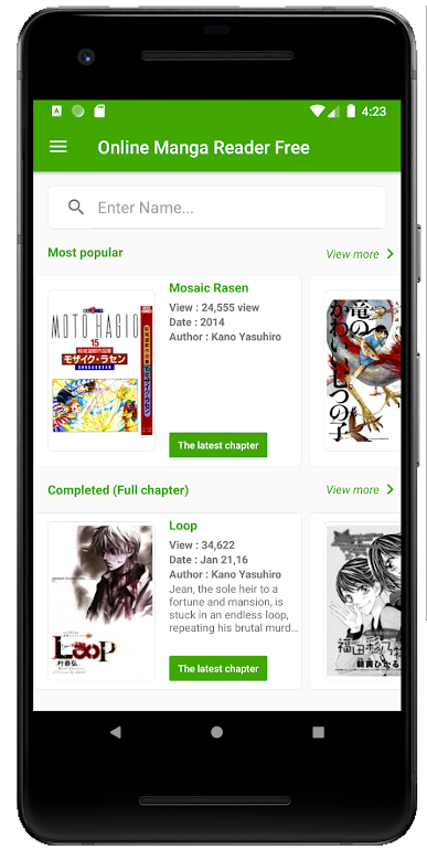 Free Manga Reader Online Offline Captura de pantalla 0