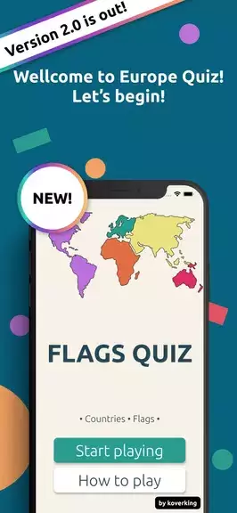 Flags Quiz:  World Geo Trivia Ekran Görüntüsü 0