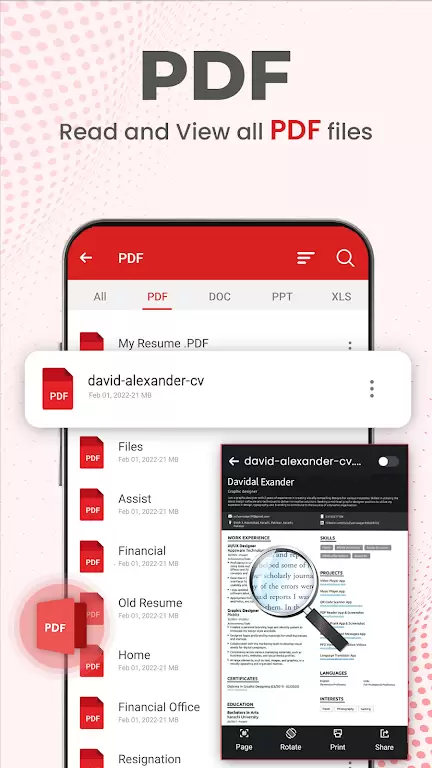 Document Reader PDF Reader Captura de pantalla 1