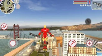 Schermata Iron Superhero War - Superhero Games 2