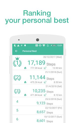 Pedometer - Step Counter Maipo 스크린샷 2