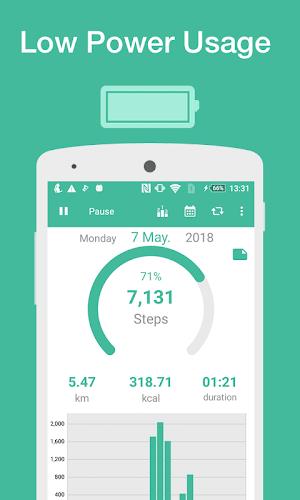 Pedometer - Step Counter Maipo 스크린샷 3