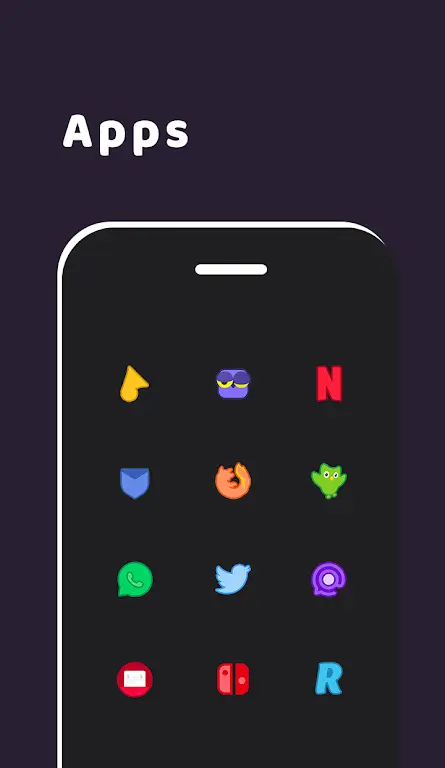 Duo Nano Icon Pack Ảnh chụp màn hình 0