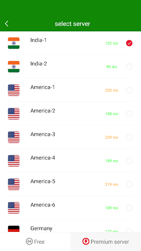 VPN India - Use Indian IP स्क्रीनशॉट 1