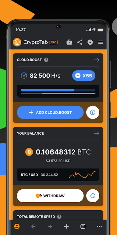 CryptoTab Browser Pro Mod Tangkapan skrin 1