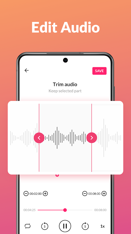 Voice Recorder & Voice Memos Mod ဖန်သားပြင်ဓာတ်ပုံ 1